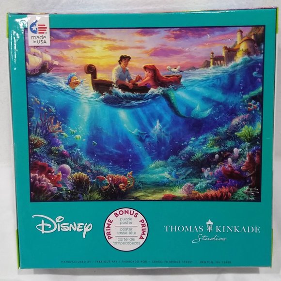 Thomas Kinkade Other Nwt 75 Piece Thomas Kinkade Disney Dreams The
